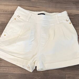 Generation Love High Waist White Shorts